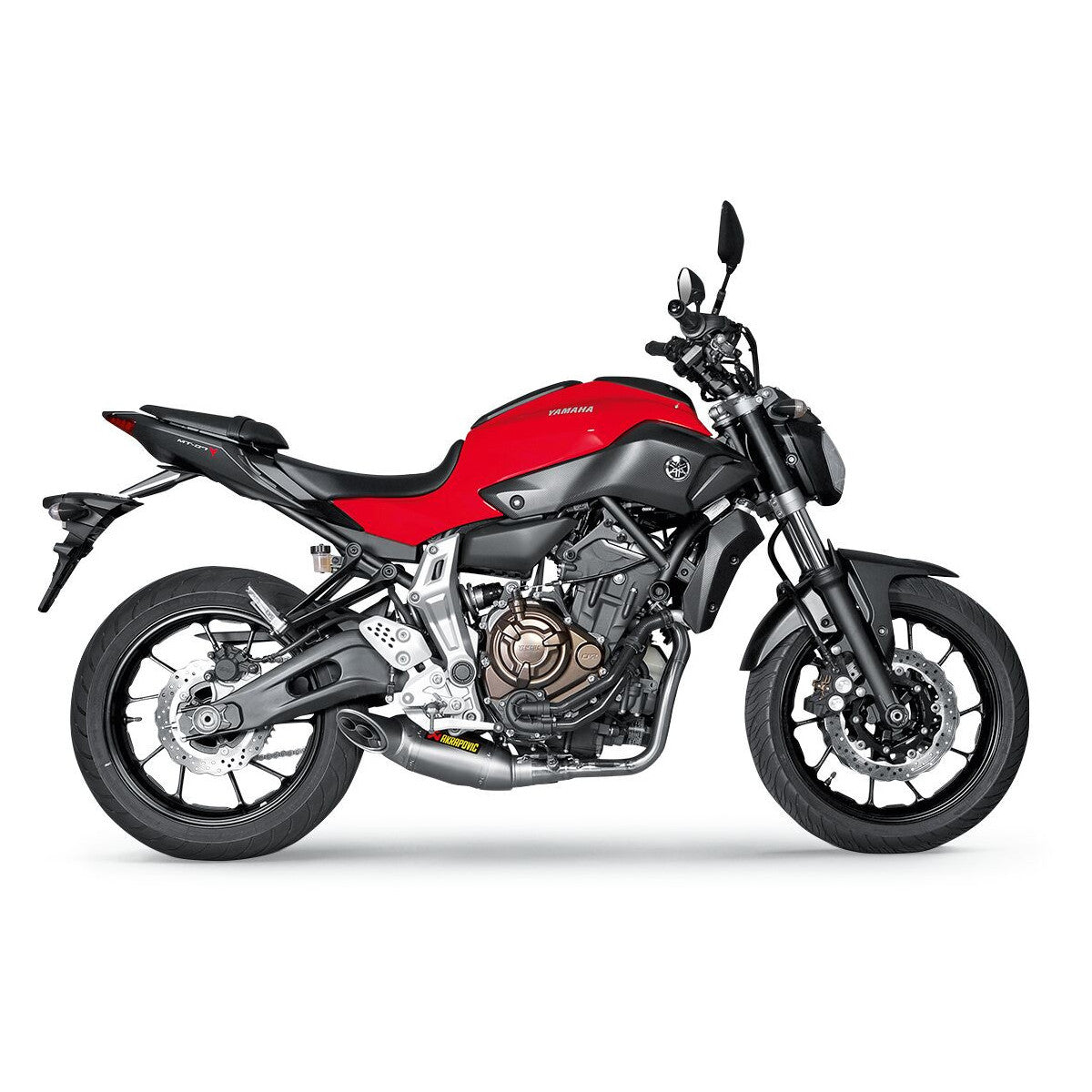 Ligne complète AKRAPOVIC Racing Line Titane, Inox Yamaha FZ-07/MT-07 2014-2016