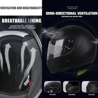 Casque de moto intégral