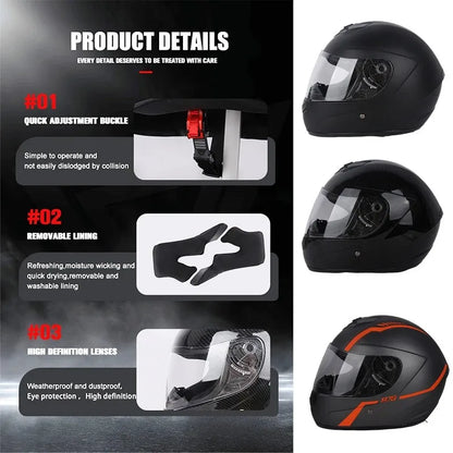 Casque de moto intégral