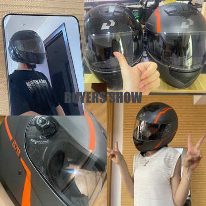 Casque de moto intégral