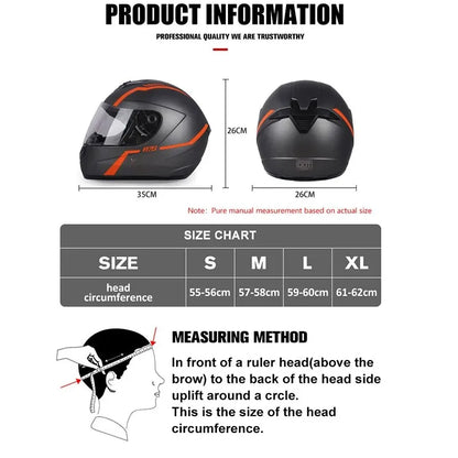 Casque de moto intégral