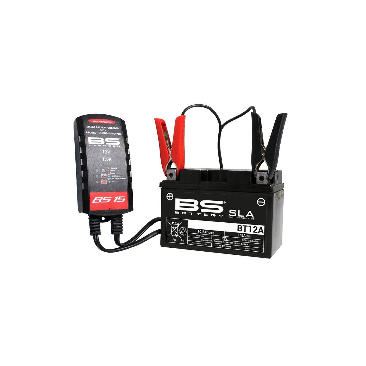 Chargeur de batterie BS 15 12V -1500mA