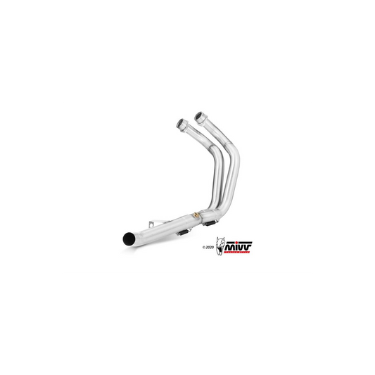 Collecteur d'échappement décatalysé MIVV compatible silencieux origine - YAMAHA 700 Ténéré 2019-