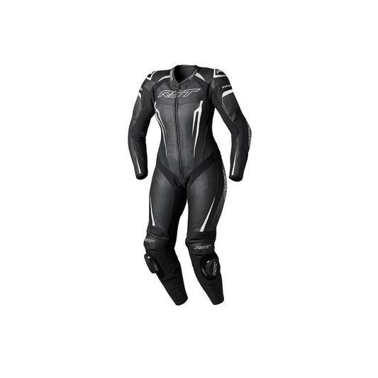 Combinaison moto cuir femme RST TracTech Evo 5 CE - Noir Blanc