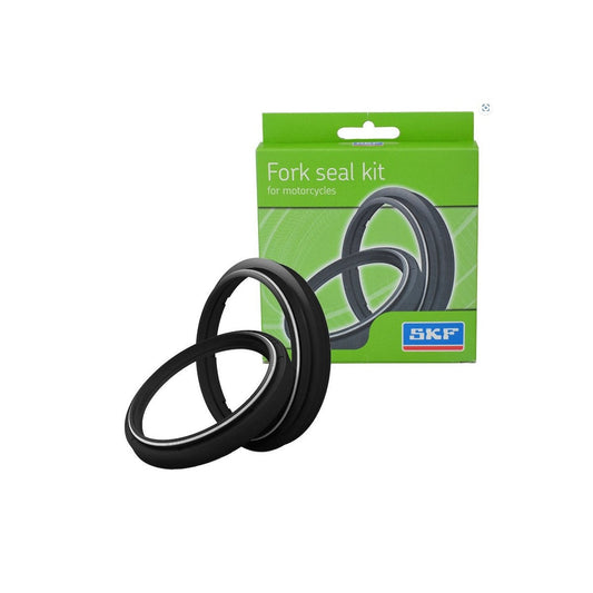 Joint spi de fourche + cache poussière SKF noirs - Fourche KAYABA 43mm (ensemble pour un tube)