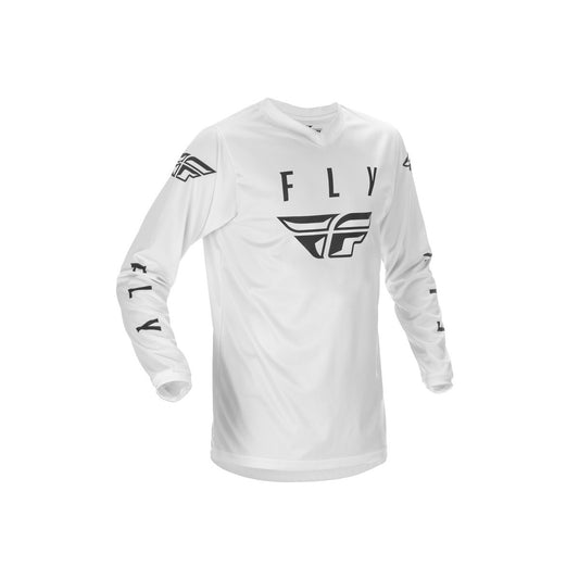 Maillot cross enfant Fly Racing Universel - Blanc XL