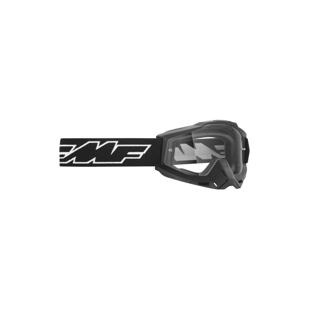 Masque cross FMF Powerbomb Rocket Noir - Ecran clair