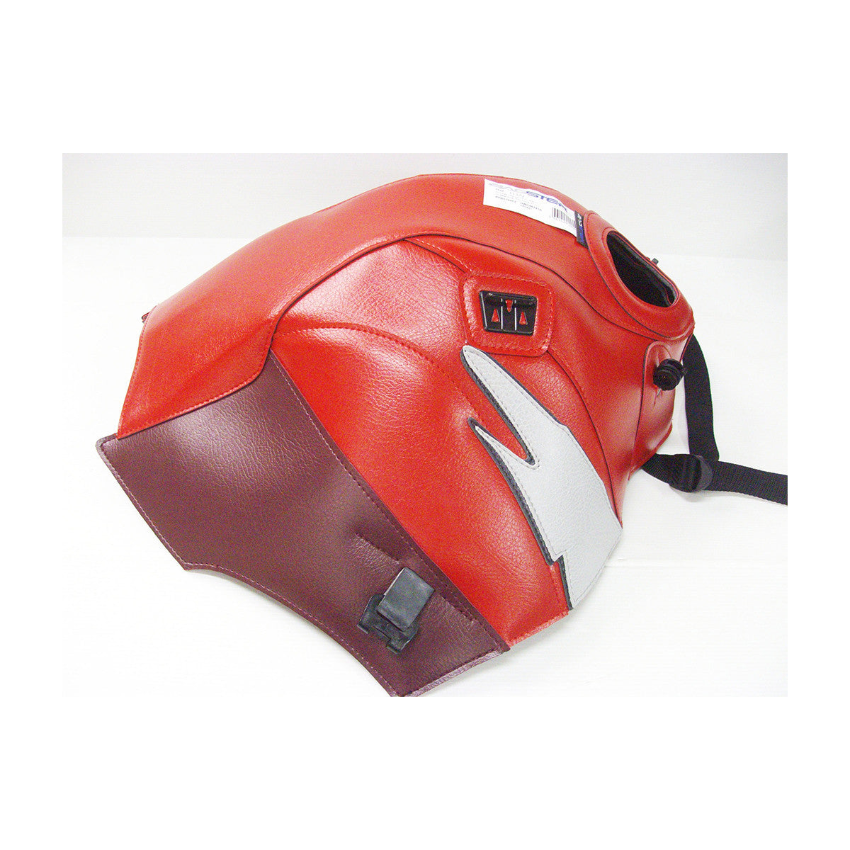 Tapis de réservoir BAGSTER Honda 600 XLV Transalp 1992-2000 Rouge / Gris Clair / Bordeaux Foncé